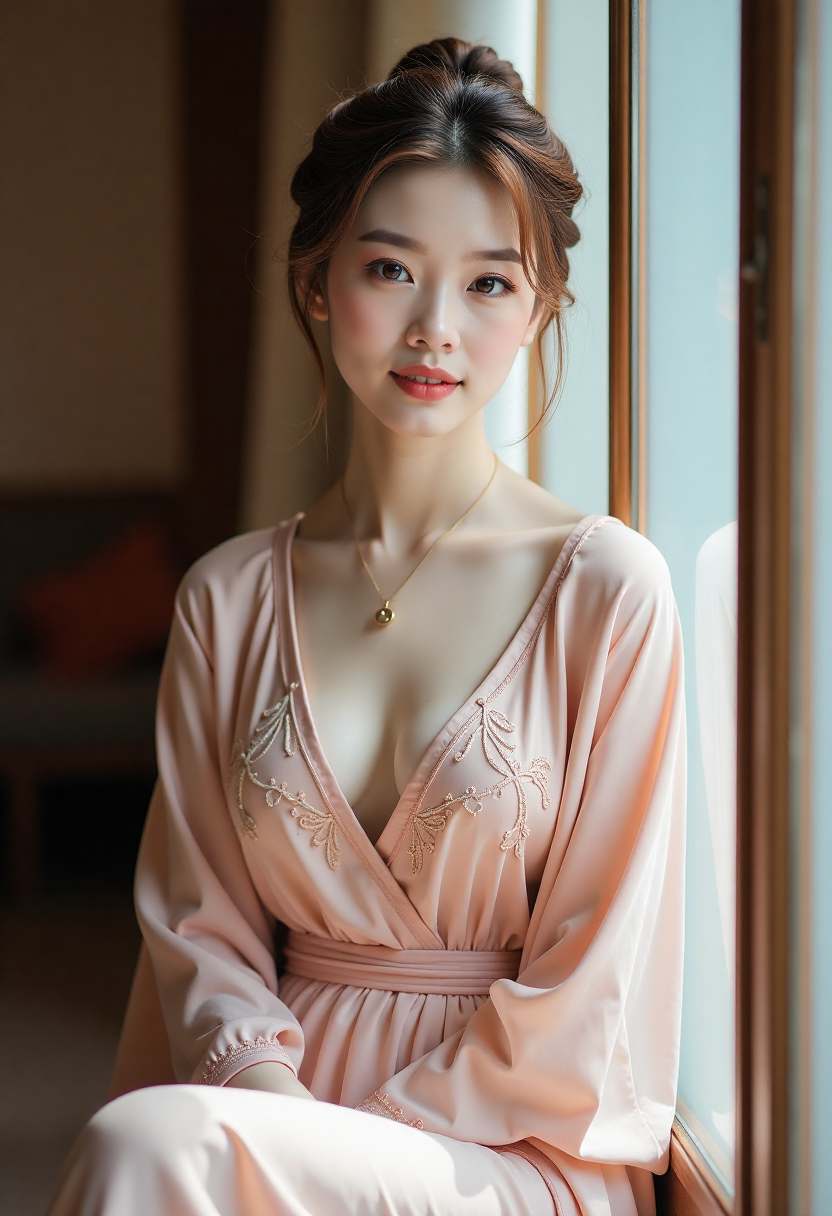 夜晚的城市天际线